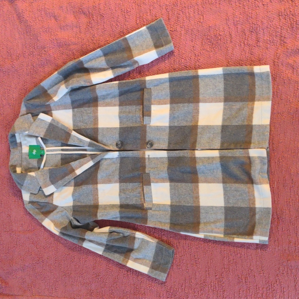 DIP Plaid Fall Coat